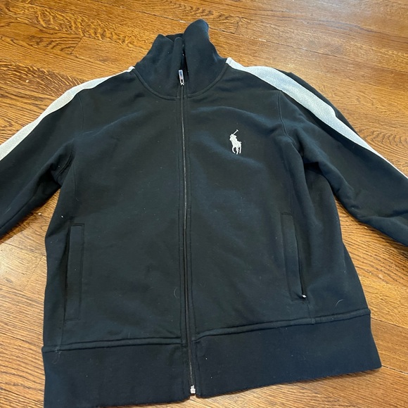 Ralph Lauren Glitter Stripe Zip Sweater - Picture 6 of 7